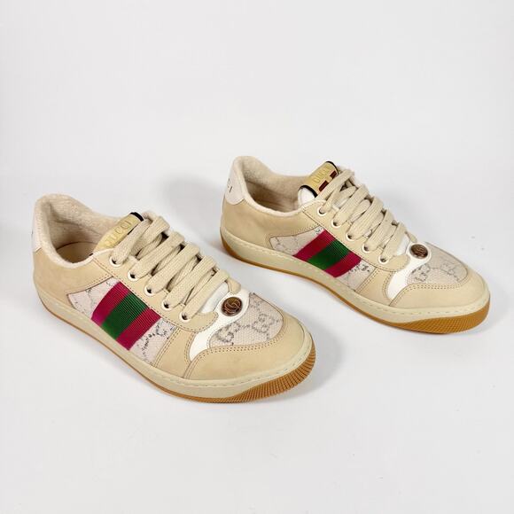 Gucci Metallic GG Screener Sneaker - Women’s 6 - Picture 4 of 8